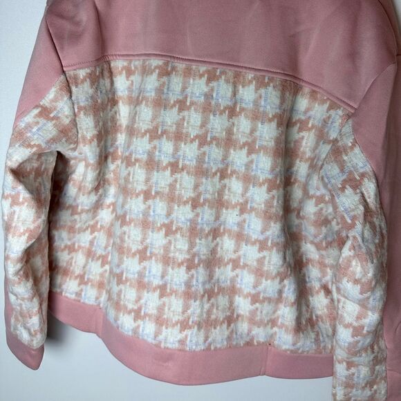 Blush pink houndstooth shacket - Picture 14 of 14